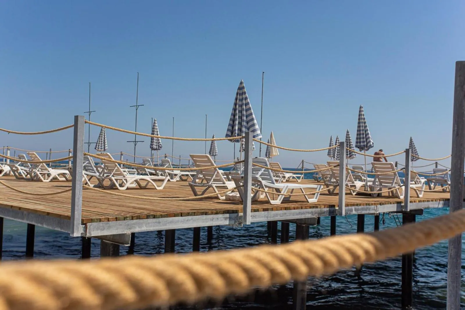 Beach in Club Mirabell hotel