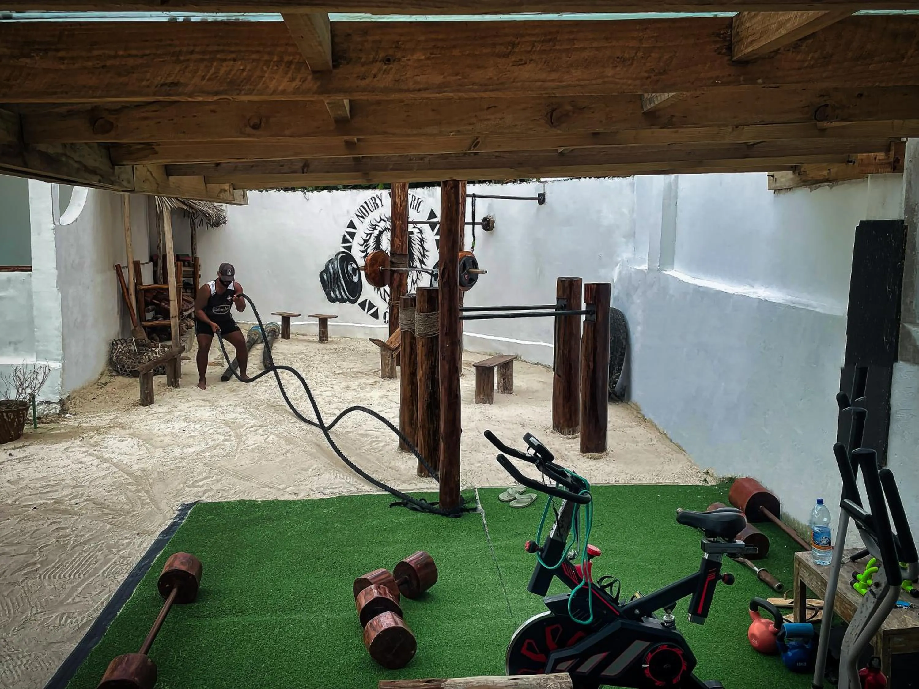 Fitness centre/facilities in AVO Boutique Hotel