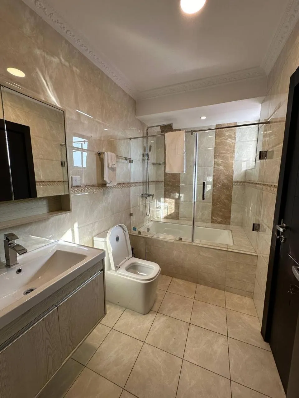 Bathroom in Mansah Plus Hotel and Apartments