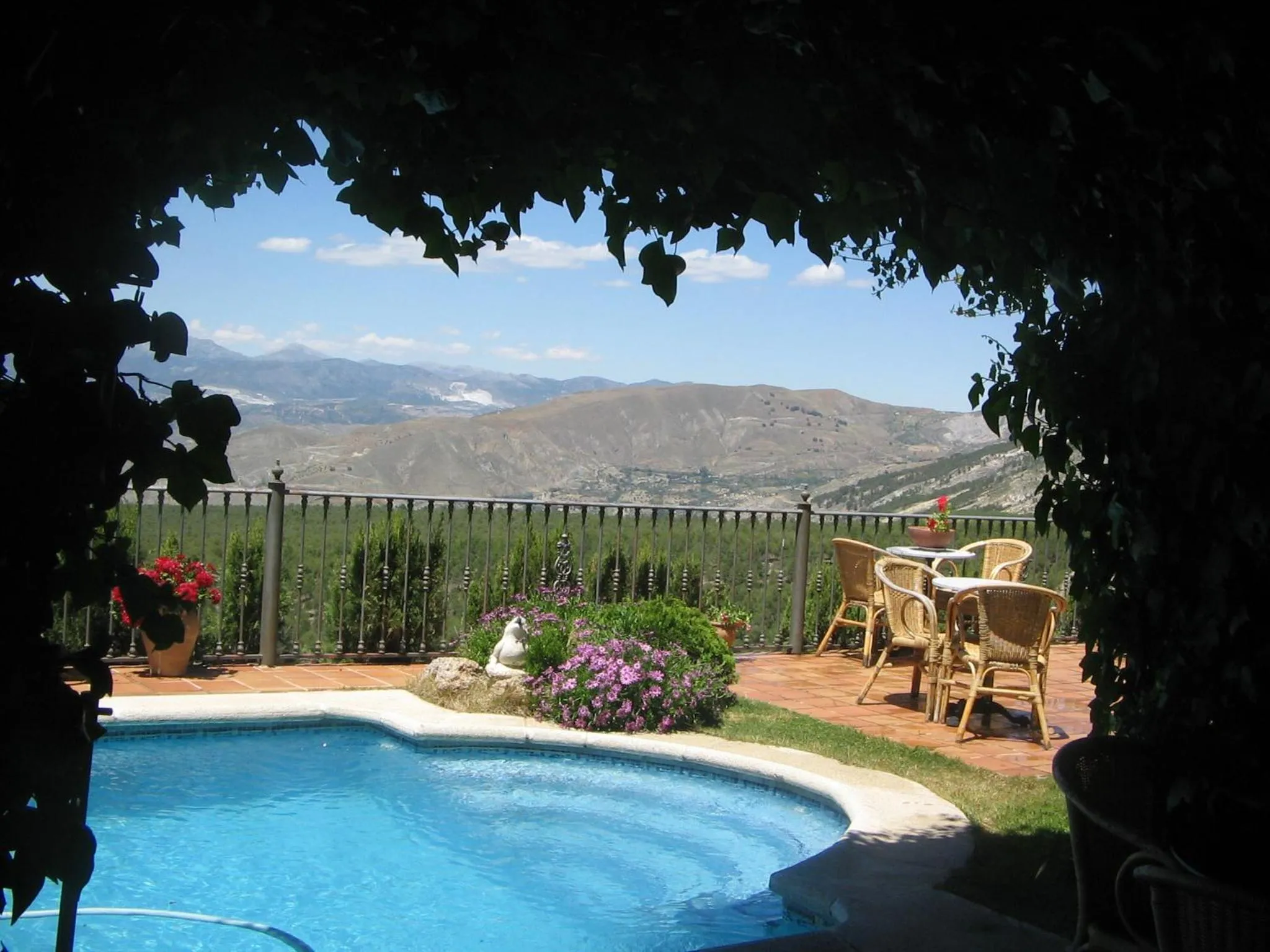 Garden in Hotel El Balcon de las nieves