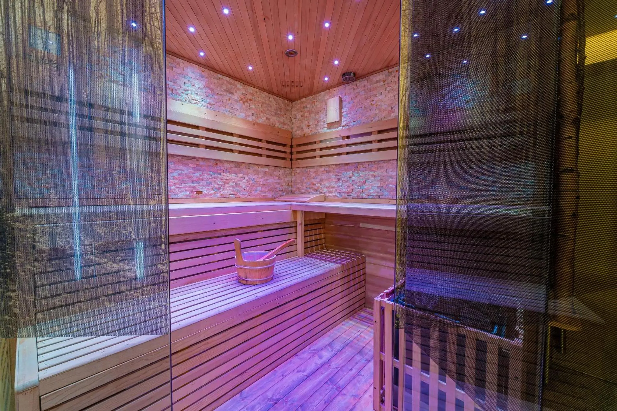 Sauna in Aparthotel Belveder