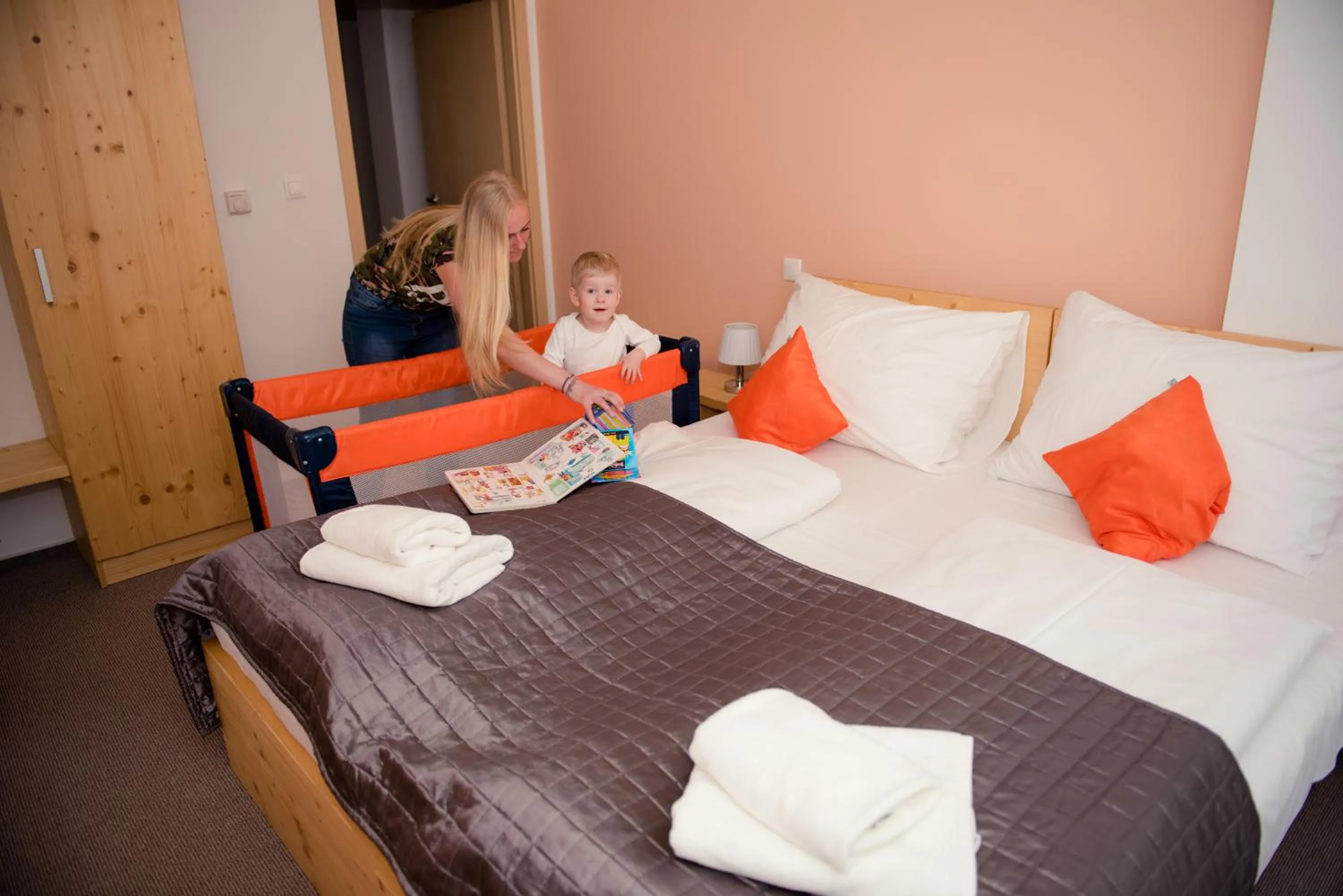 Bed in Aparthotel Belveder