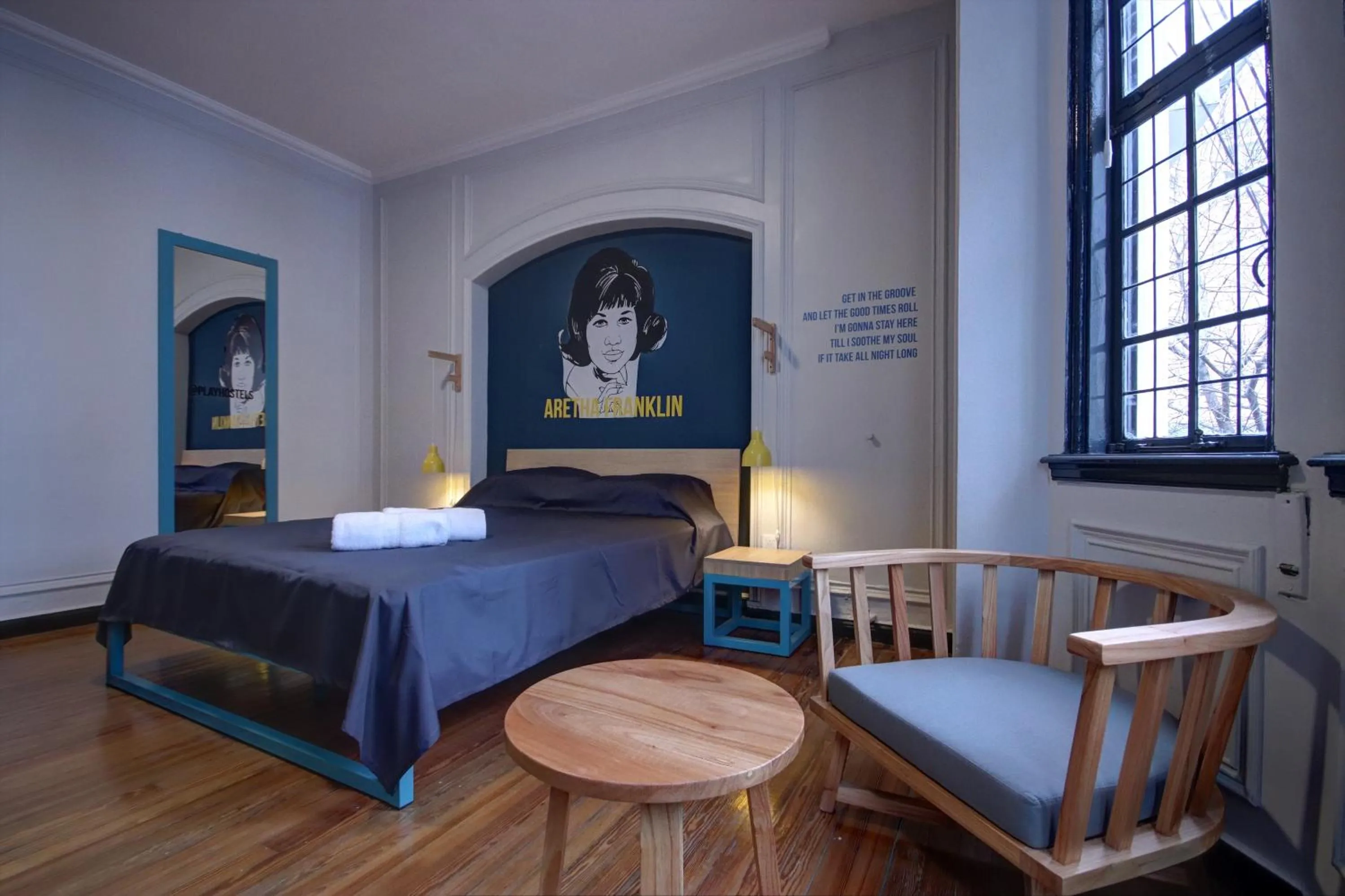 Photo of the whole room, Bed in Play Hostel Garden