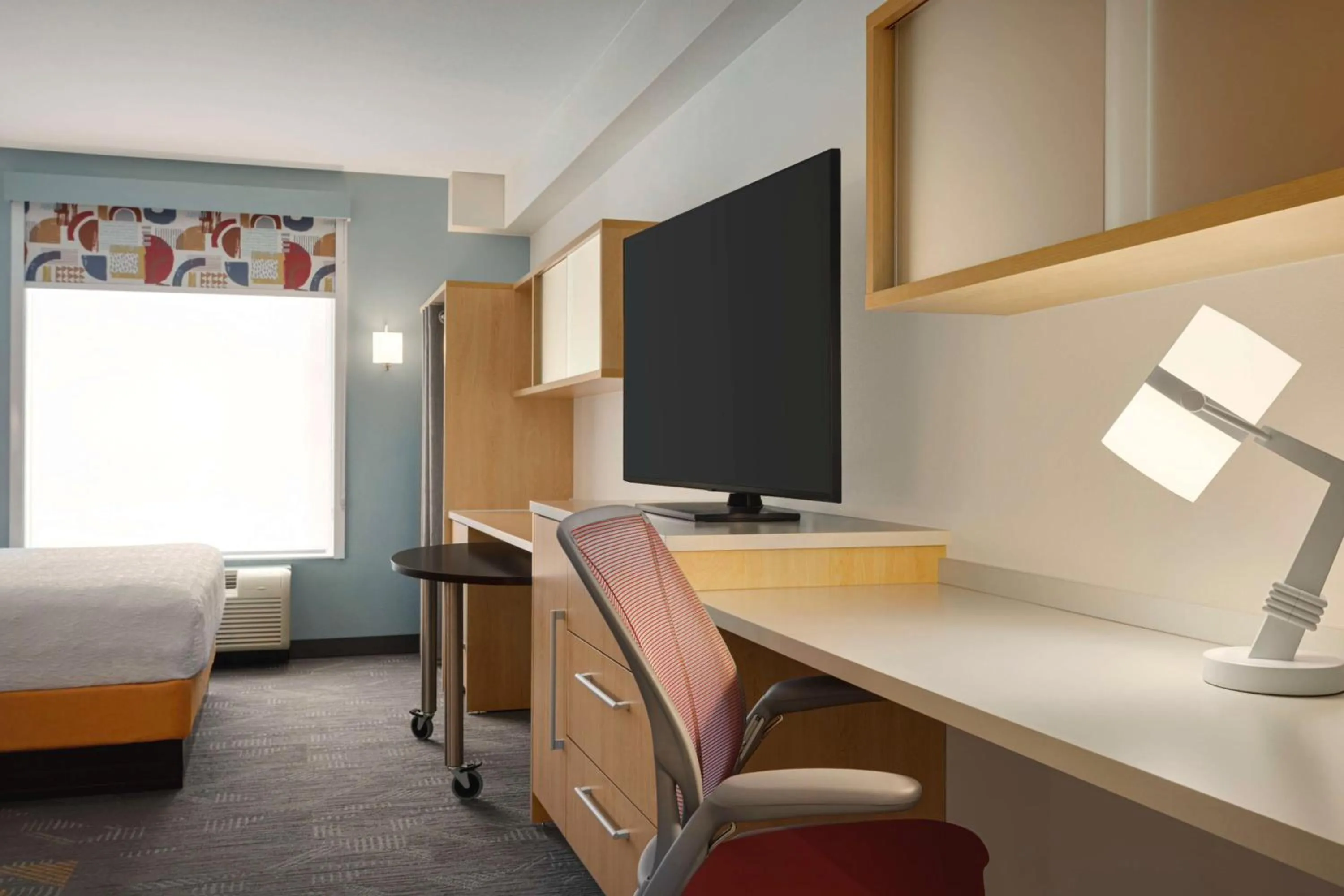 TV and multimedia, Bed in Home2 Suites by Hilton Austin North/Near the Domain, TX