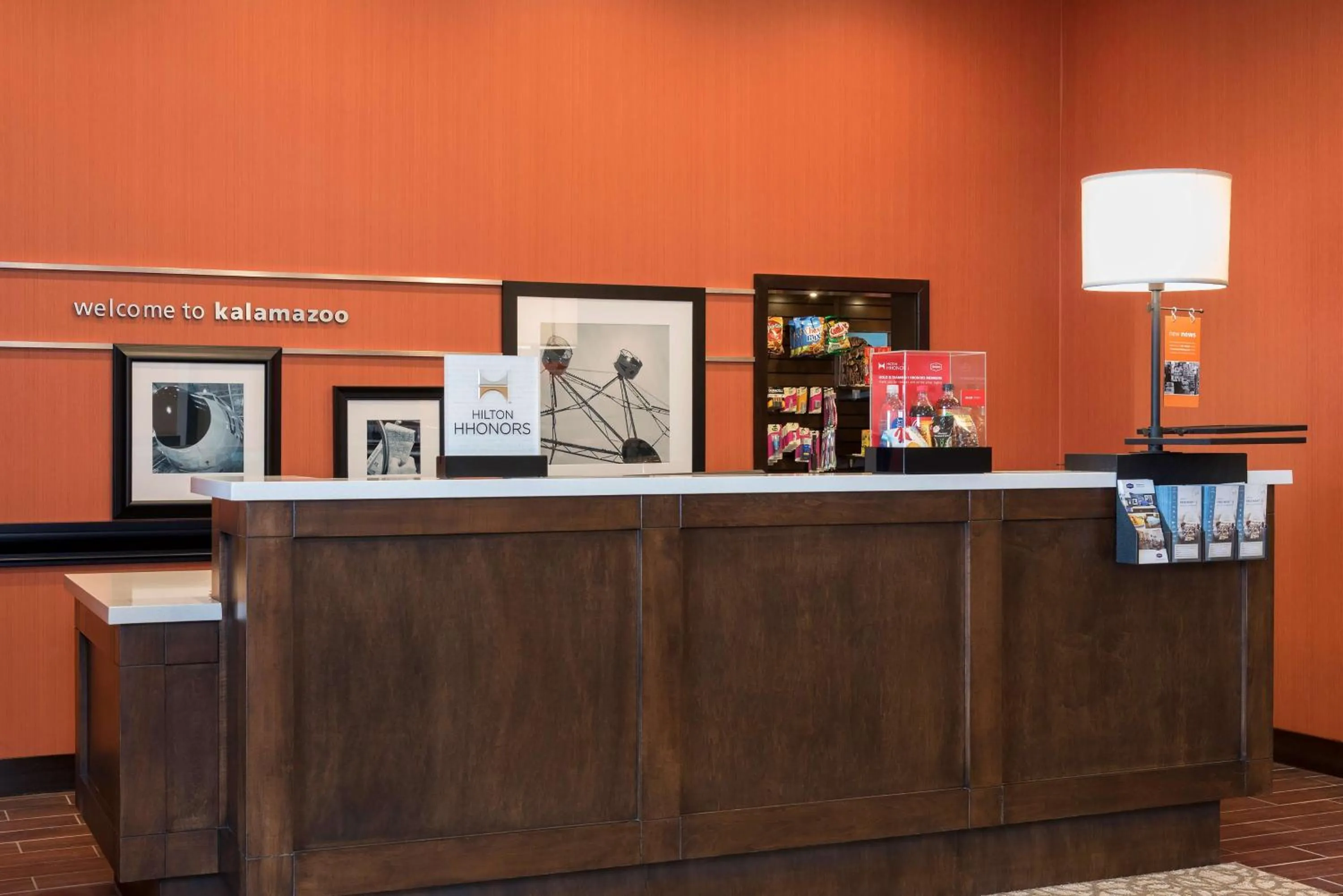 Lobby or reception in Hampton Inn Kalamazoo