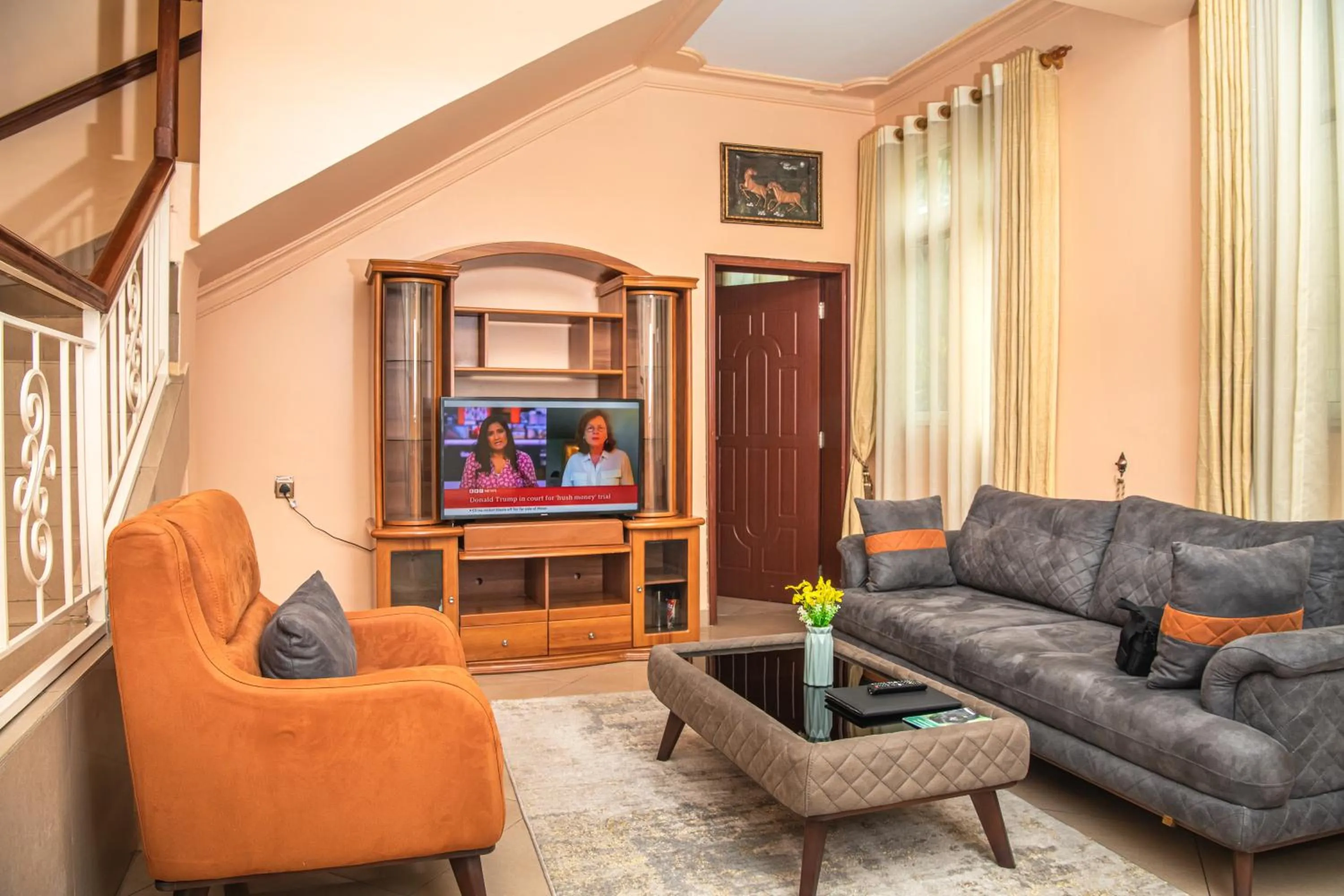 Living room in Park View Courts