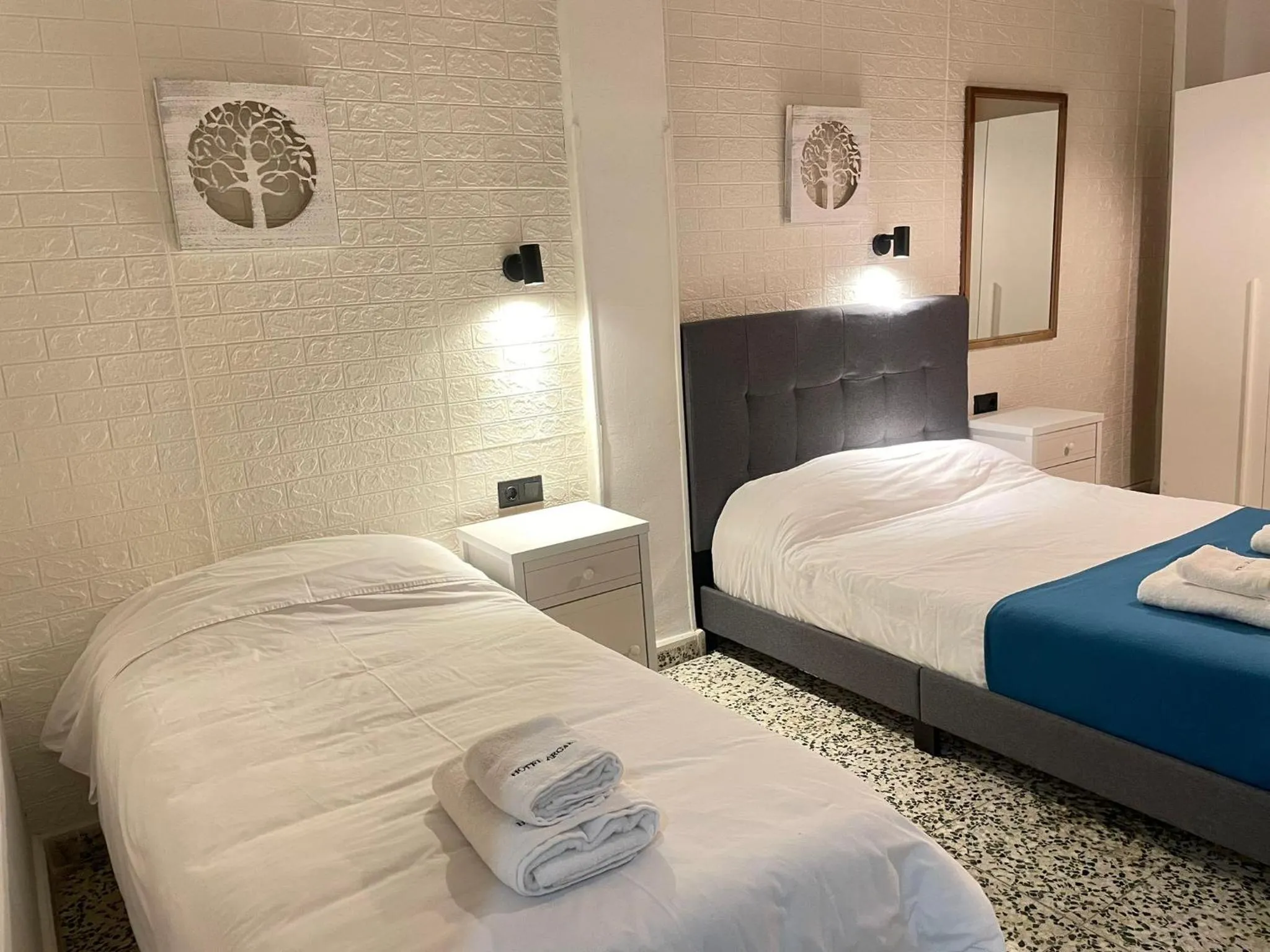 Bedroom, Bed in Hotel Arganda