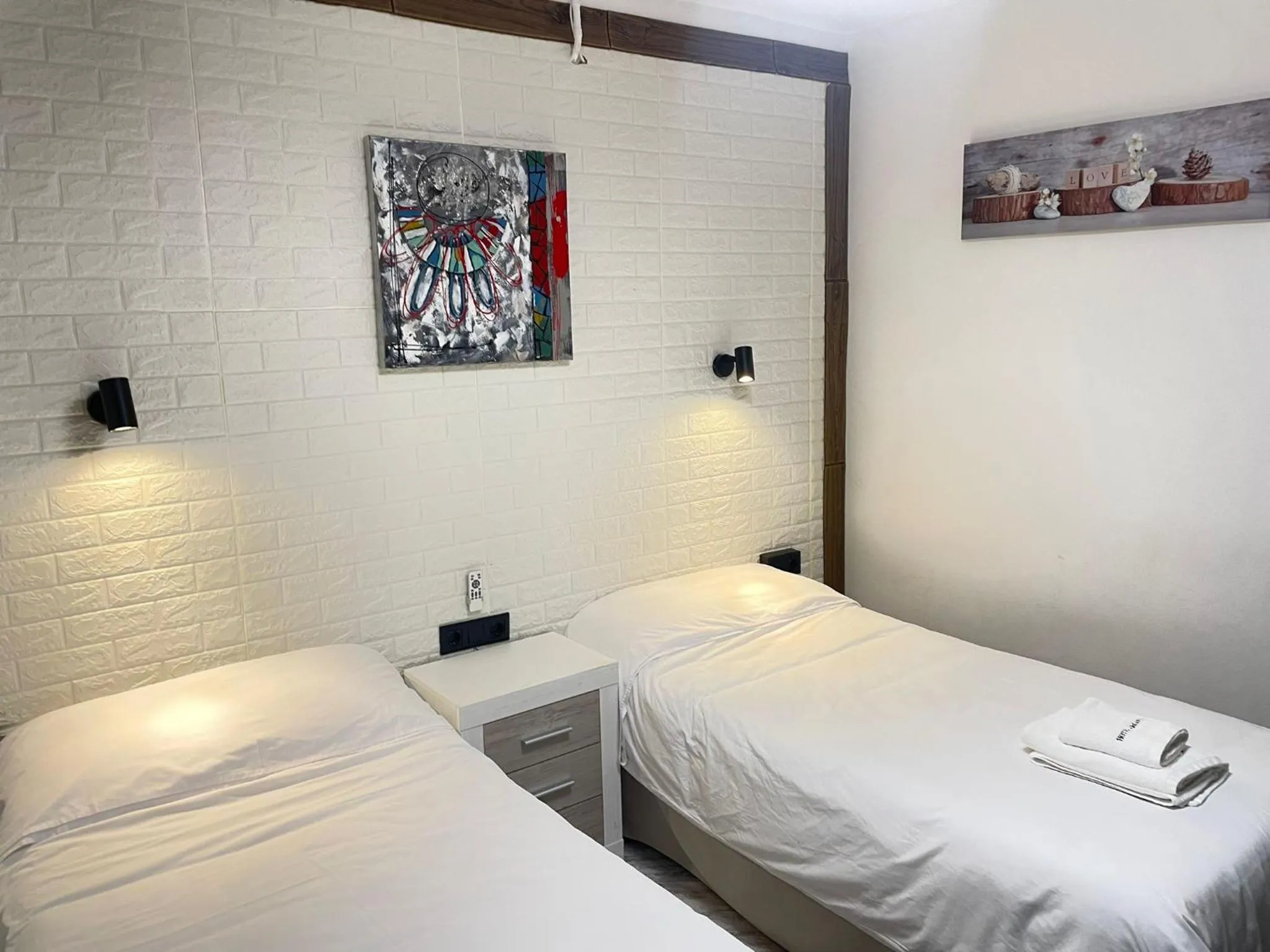 Bedroom, Bed in Hotel Arganda