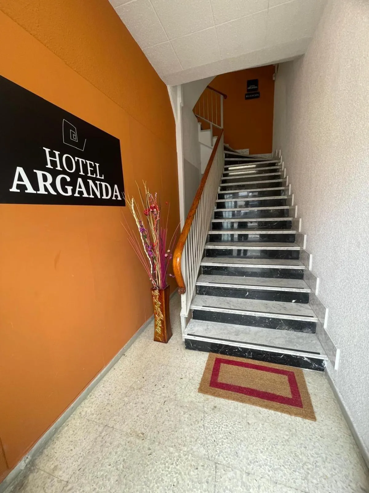 Lobby or reception in Hotel Arganda