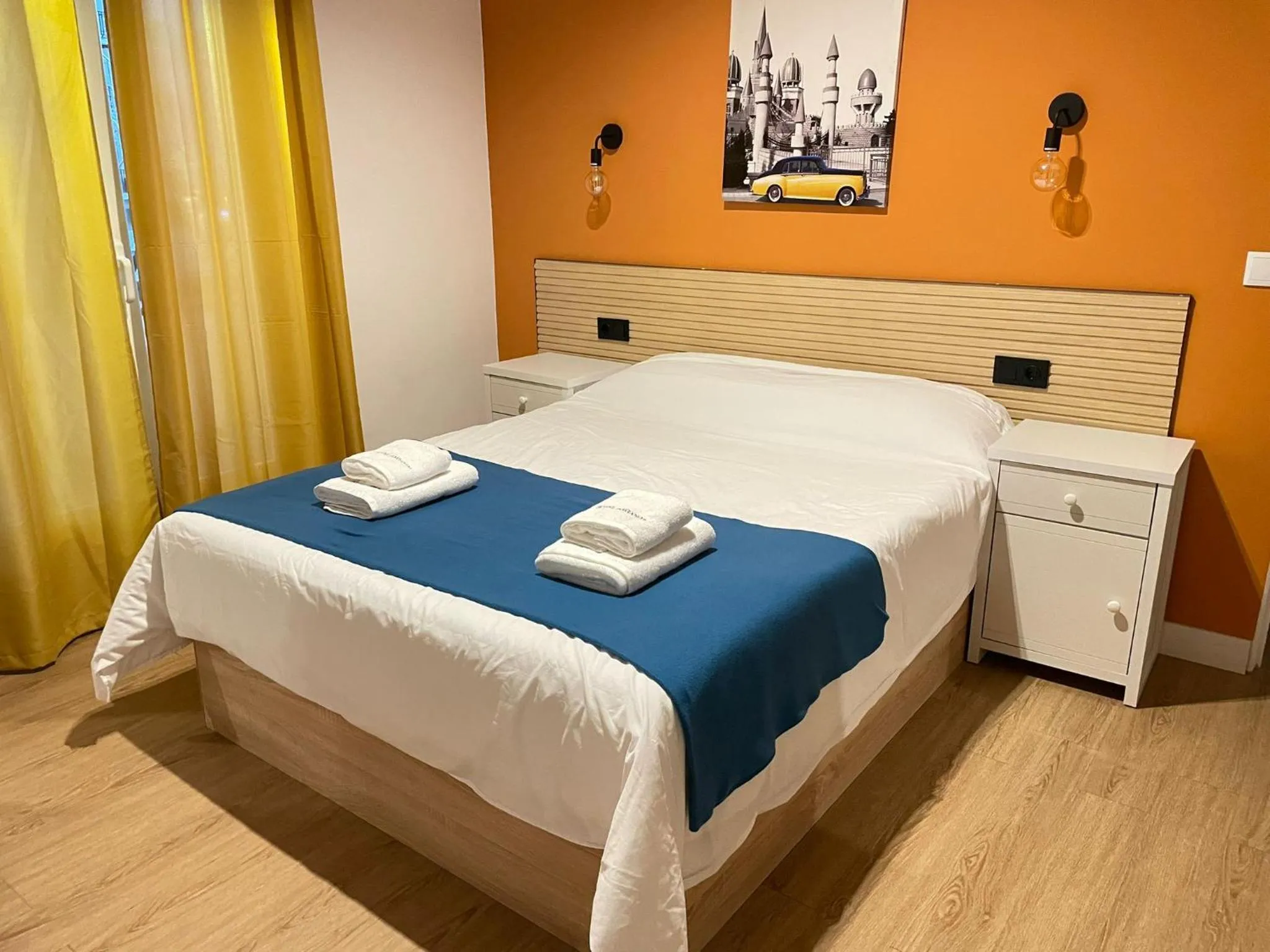 Bedroom, Bed in Hotel Arganda