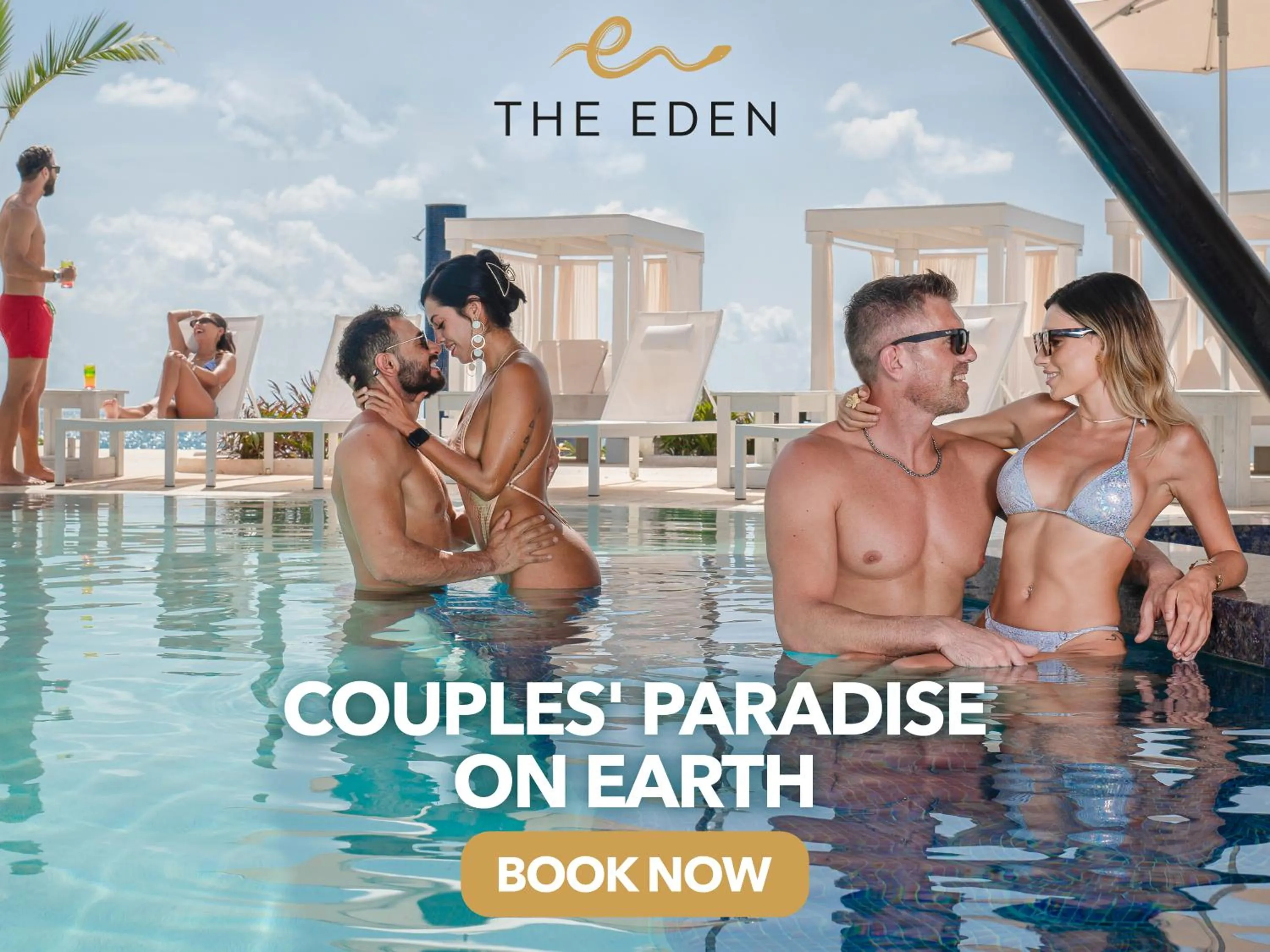 Swimming pool in The Eden by Desire Riviera Maya All Inclusive - Couples Only