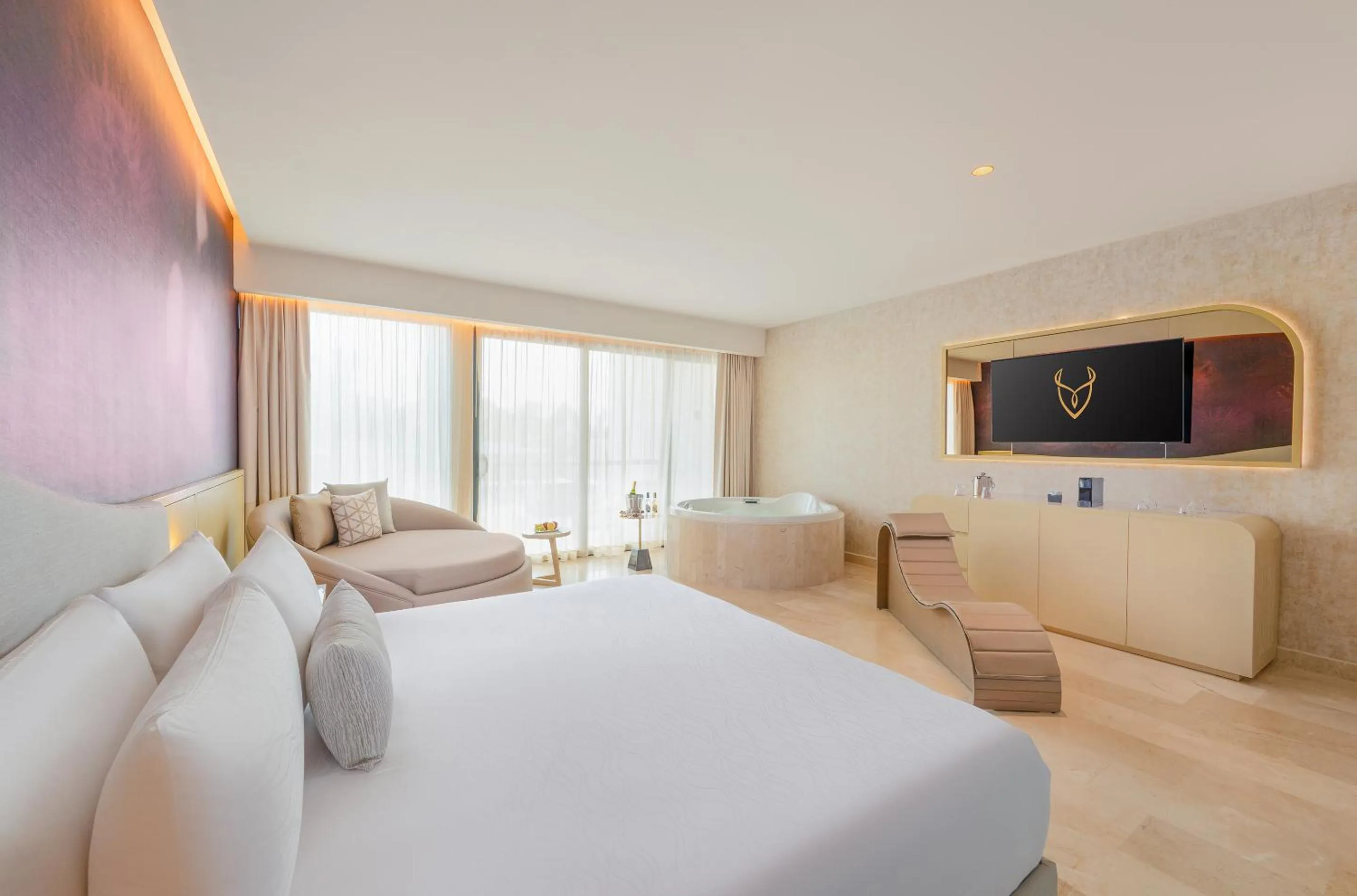 Bed in The Eden by Desire Riviera Maya All Inclusive - Couples Only