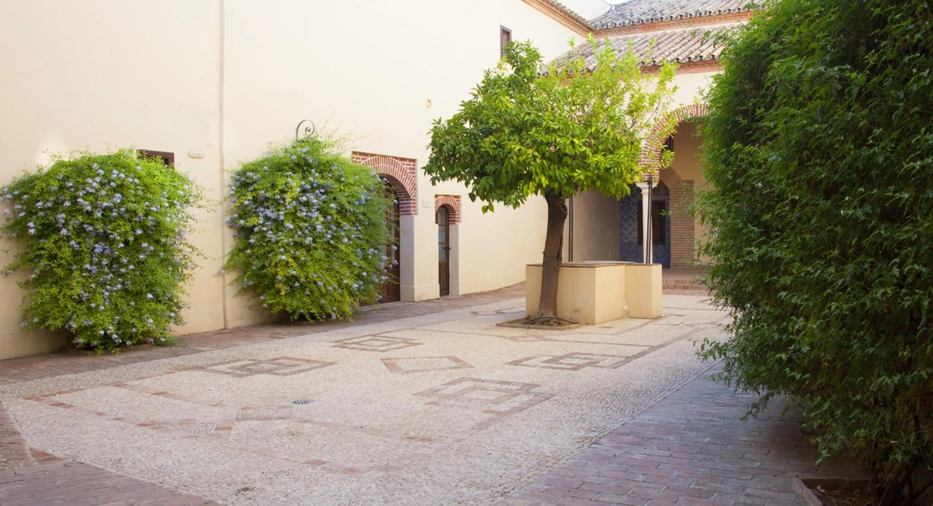 Patio in Hospedería Convento de Santa Clara