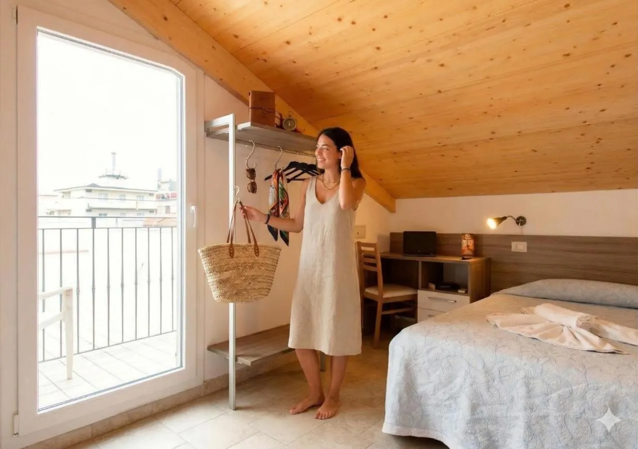 Double Room with French Bed in Hotel Consul Dipendenza "la Plata" con piscina