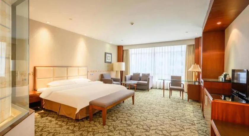 Bed in Xiamen Fortune Hotel