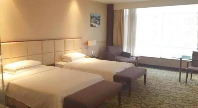 Bed in Xiamen Fortune Hotel