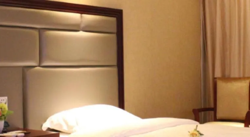 Bed in GreenTree Inn Shanghai Gongkang Road Branch