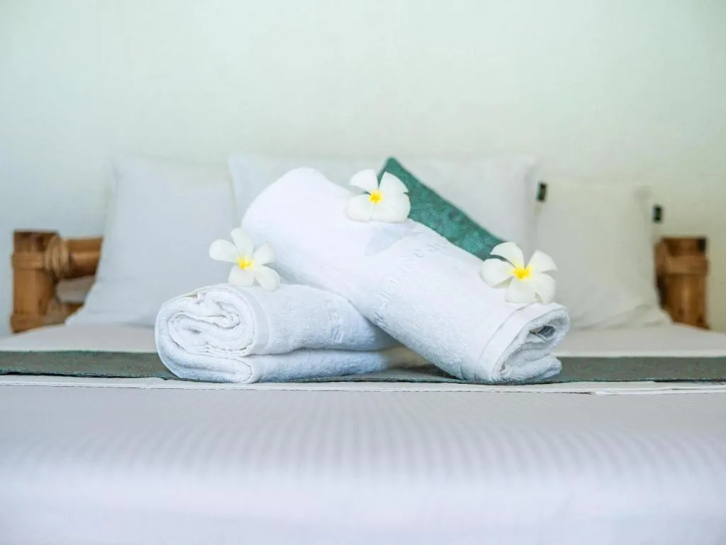 Bed in Elysia Beach Resort