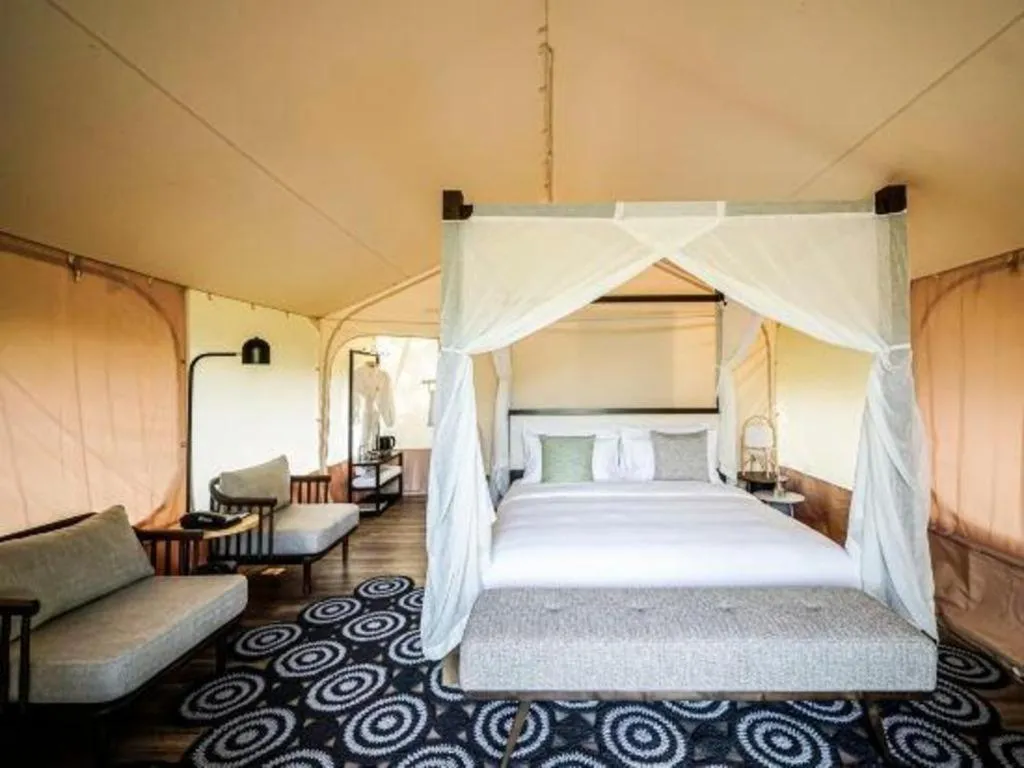 Bed in The Mulian Urban Resort Hotels Huadu