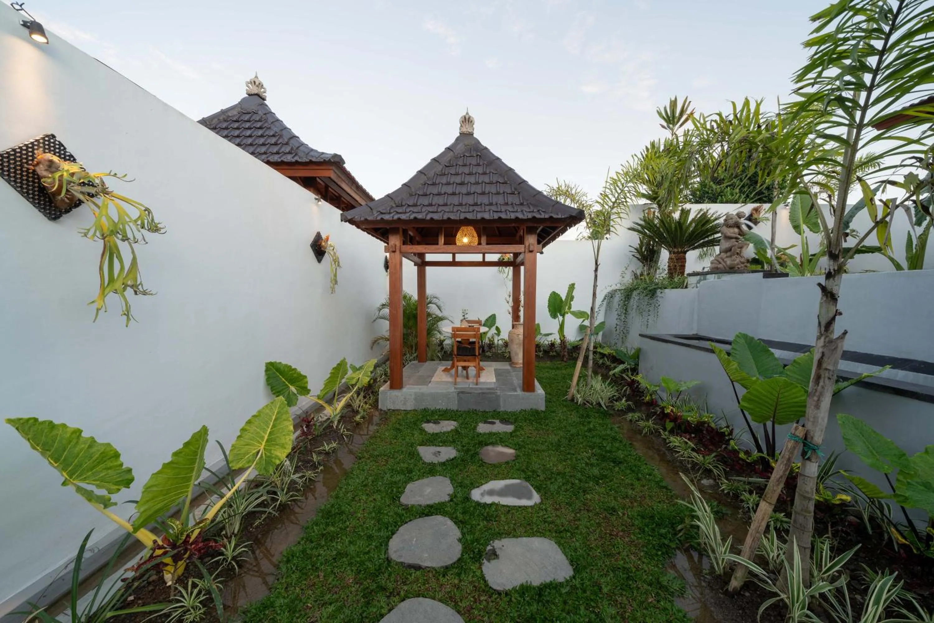 Garden view in Maddu Suites