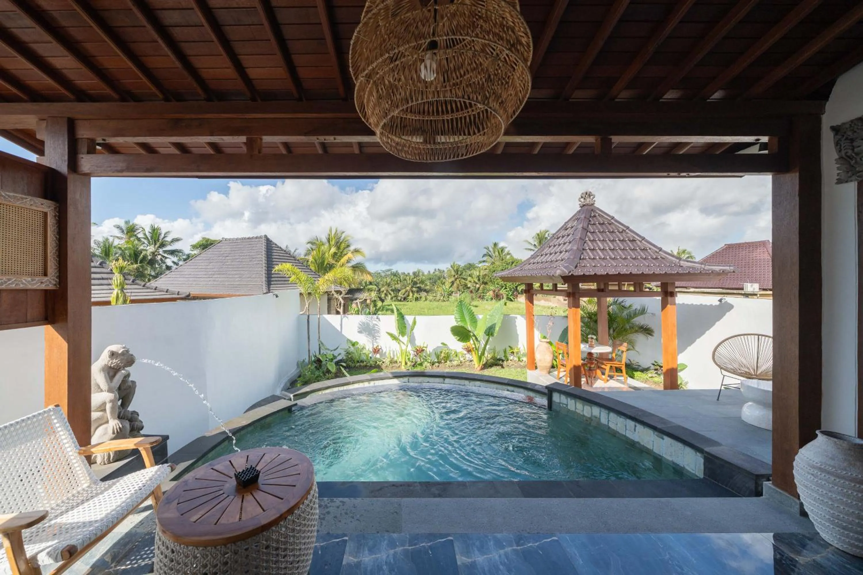 Pool view in Maddu Suites