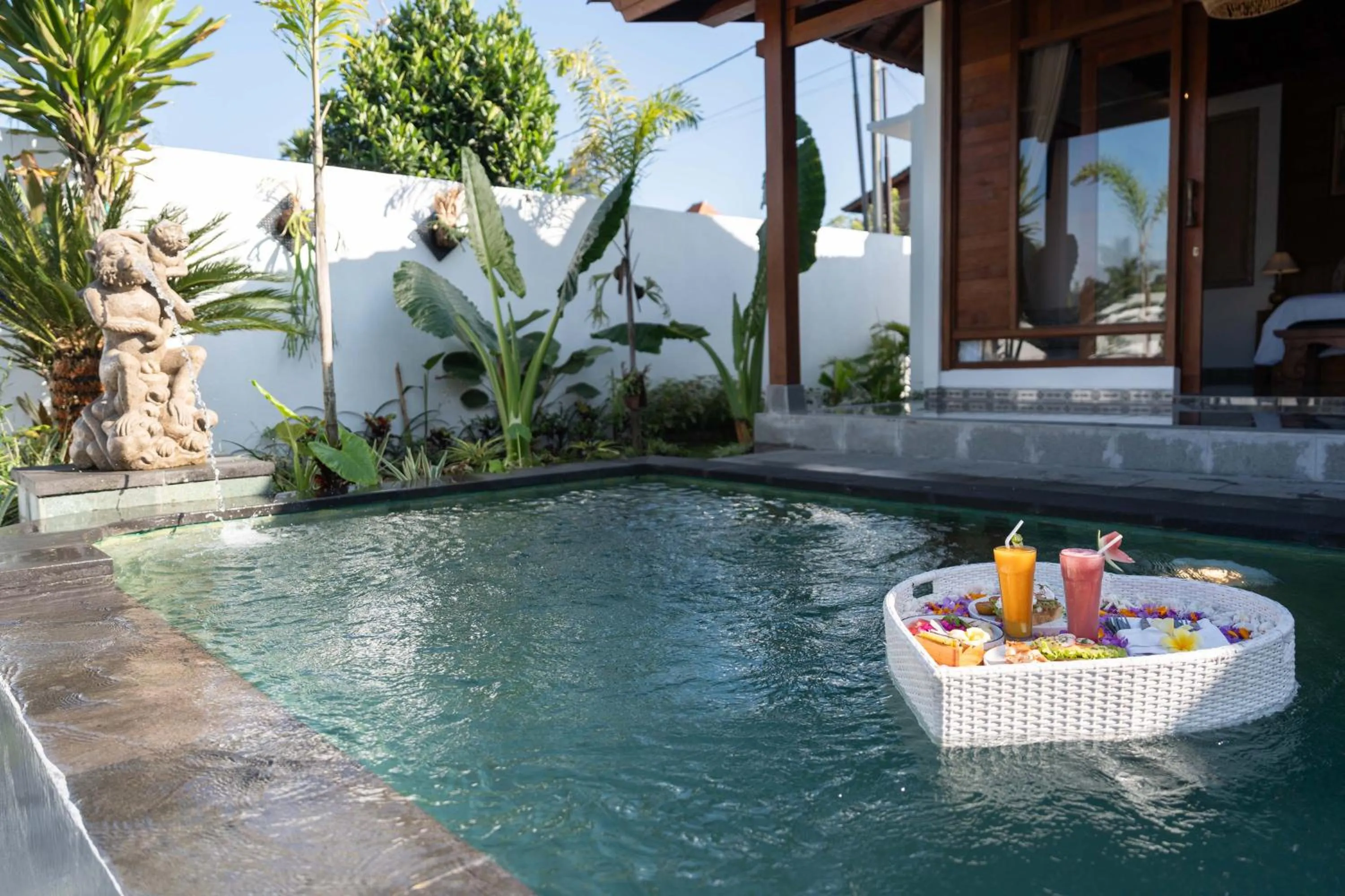 Pool view in Maddu Suites