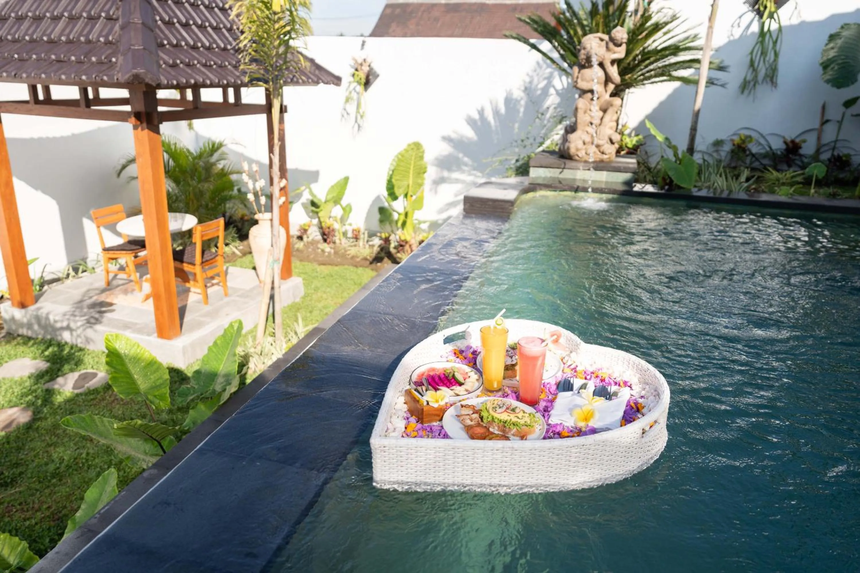 Pool view in Maddu Suites