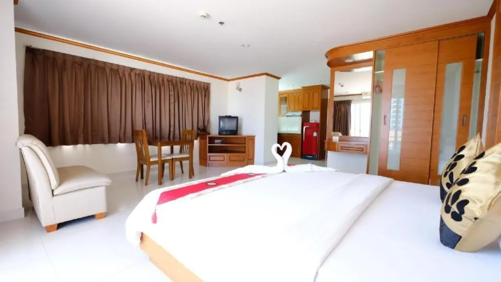 Bed in Phu View Talay Resort