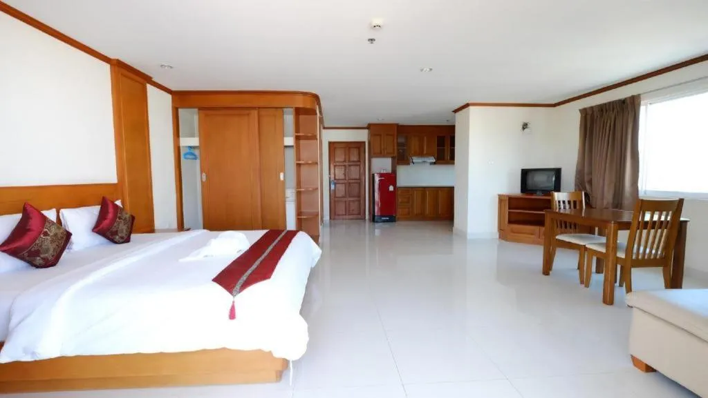 Bed in Phu View Talay Resort