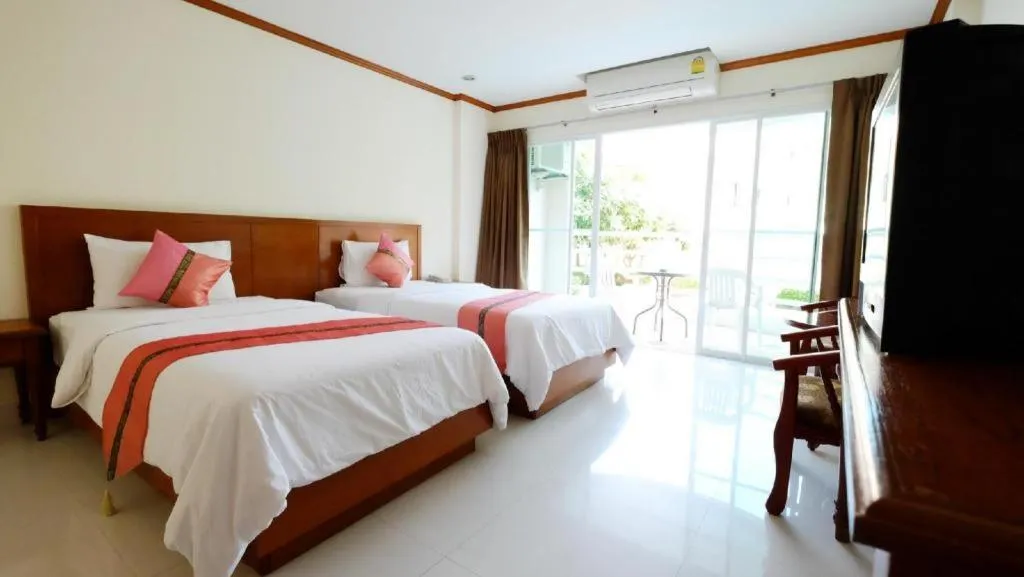 Bed in Phu View Talay Resort
