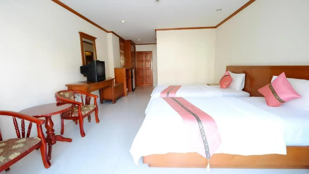 Bed in Phu View Talay Resort