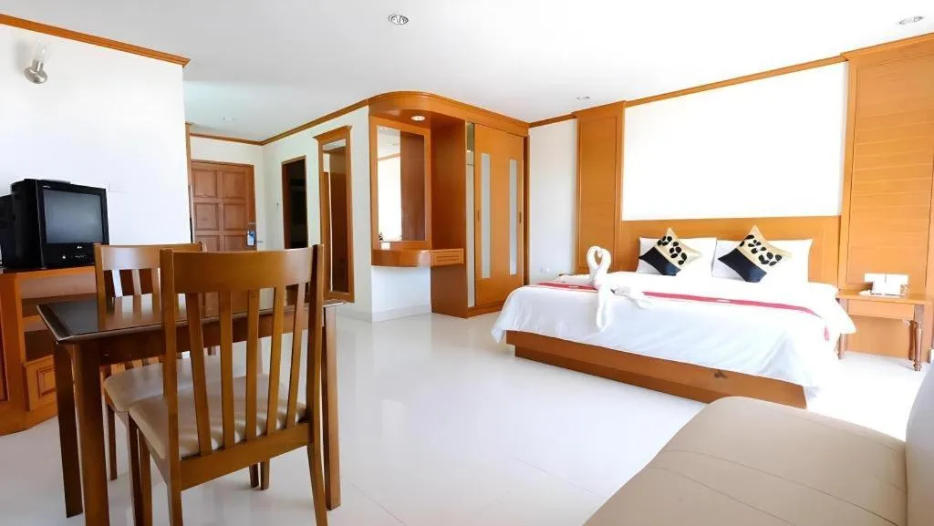 Bed in Phu View Talay Resort