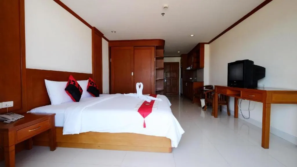 Bed in Phu View Talay Resort