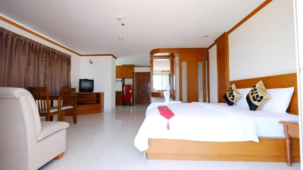 Bed in Phu View Talay Resort