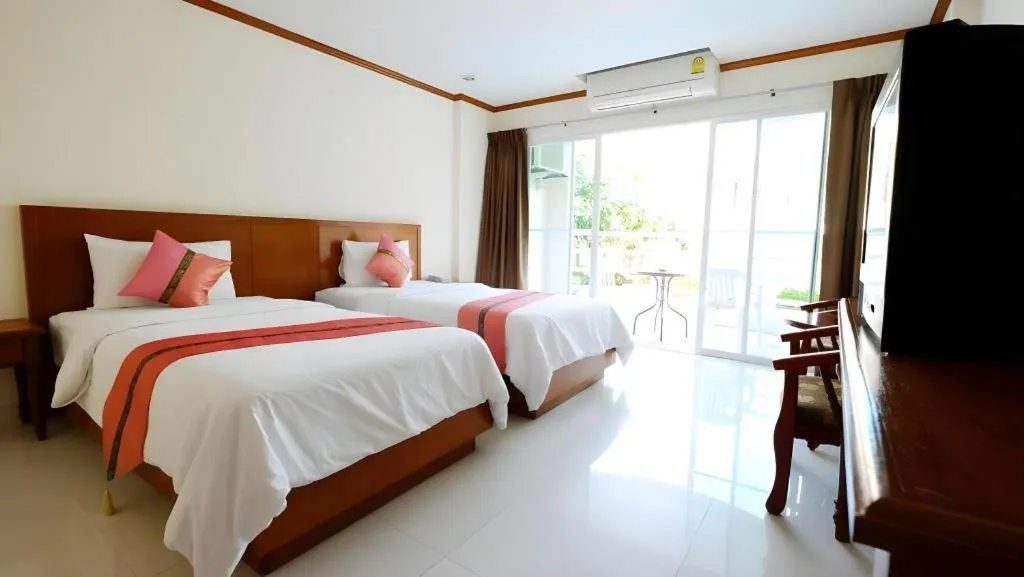 Bed in Phu View Talay Resort