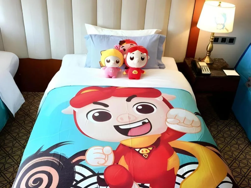 Bed in Yihe Grand Hotel