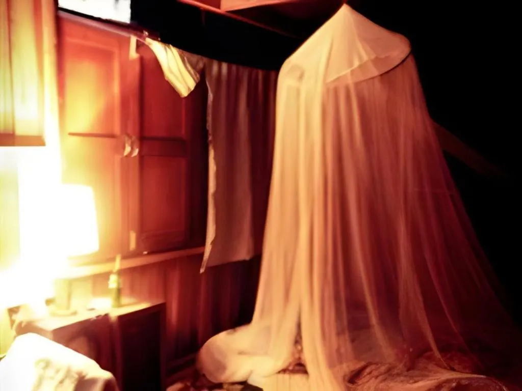 Bed in Baan ChanKhiang at ChiangKhan