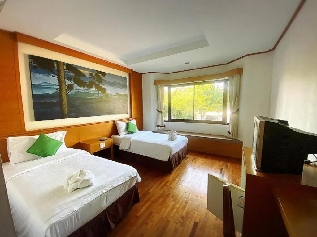 Bed in Chiang Khan Boutique Hotel