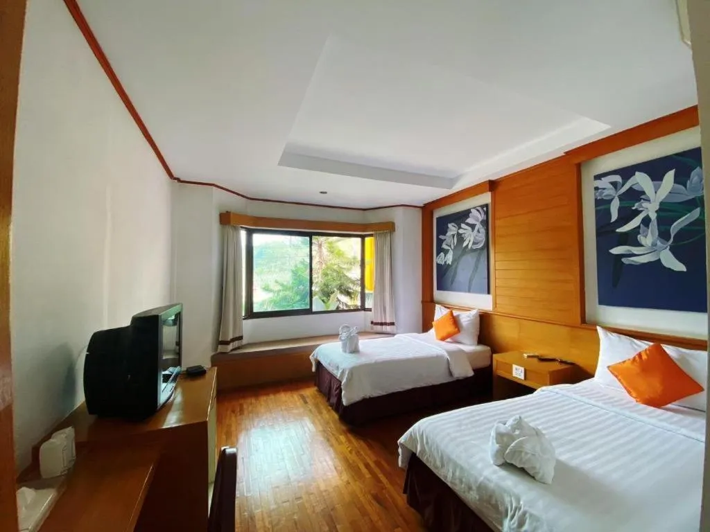 Bed in Chiang Khan Boutique Hotel