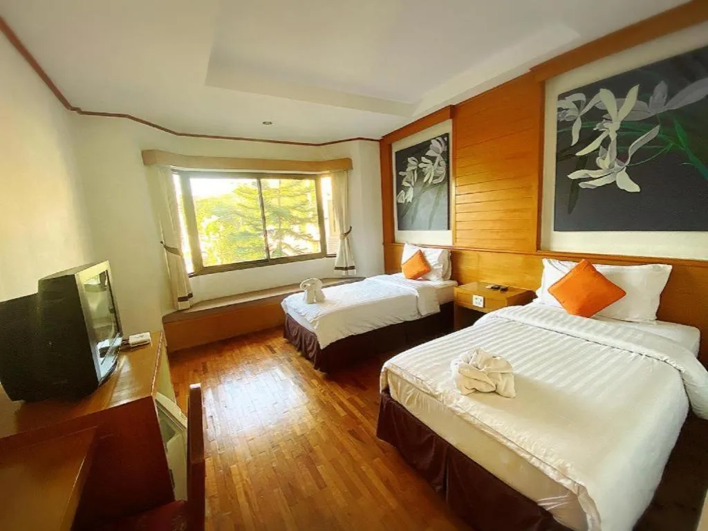 Bed in Chiang Khan Boutique Hotel
