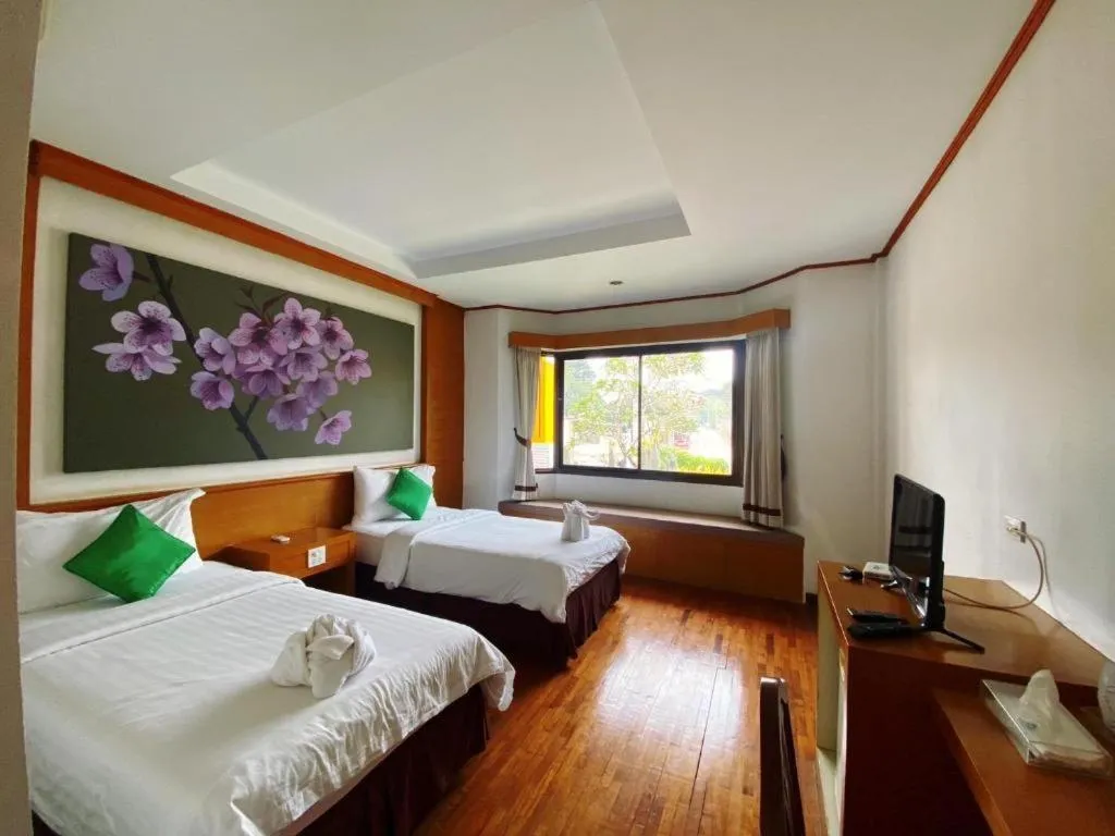 Bed in Chiang Khan Boutique Hotel