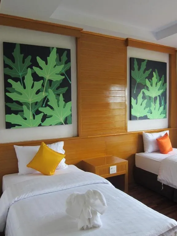 Bed in Chiang Khan Boutique Hotel