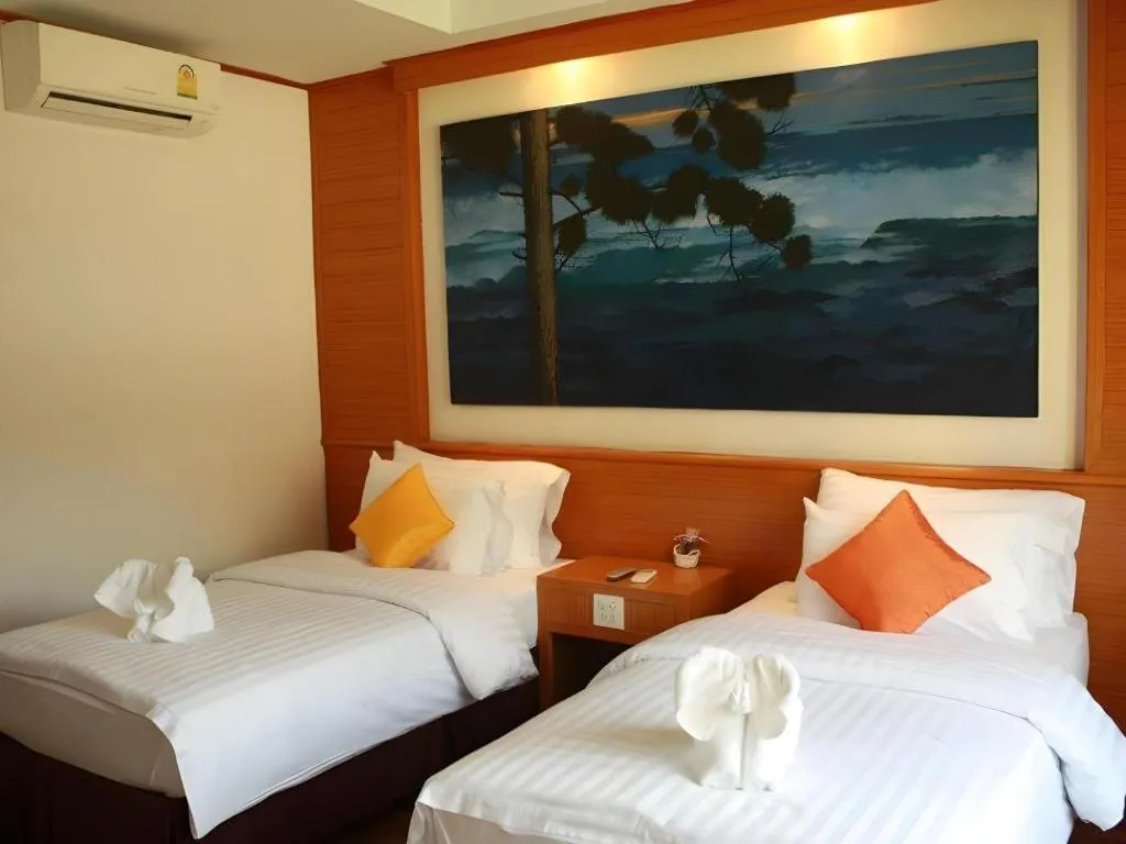 Bed in Chiang Khan Boutique Hotel