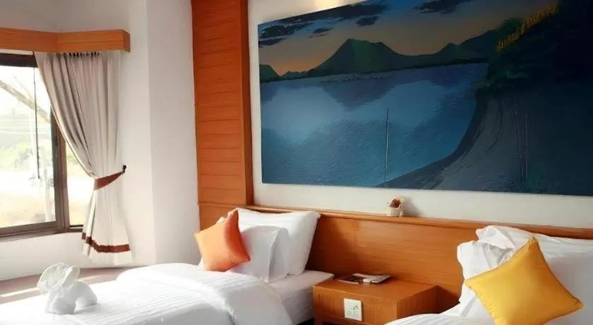 Bed in Chiang Khan Boutique Hotel