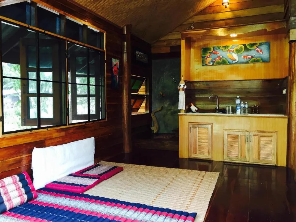 Bed in Chiang Dao Hut