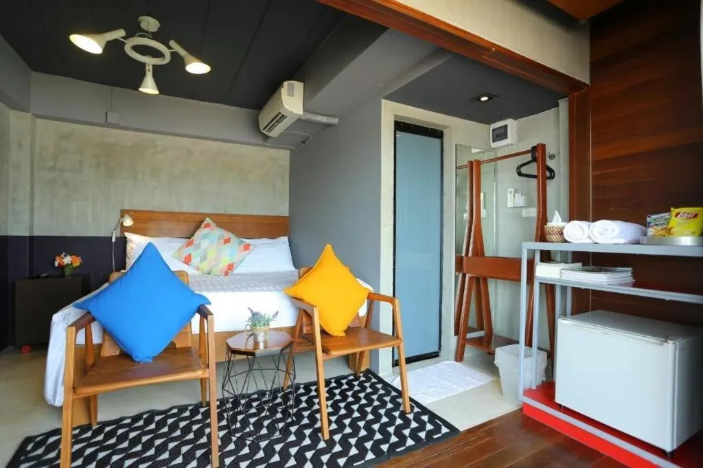 Bed in Chic Chiangkhan Hotel