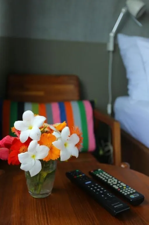 Bed in Chic Chiangkhan Hotel