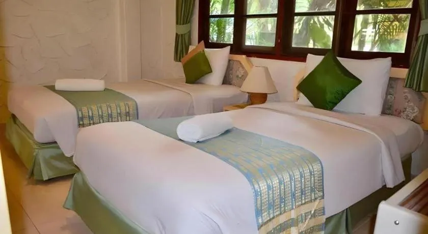 Bed in Sida Resort Hotel Nakhon Nayok