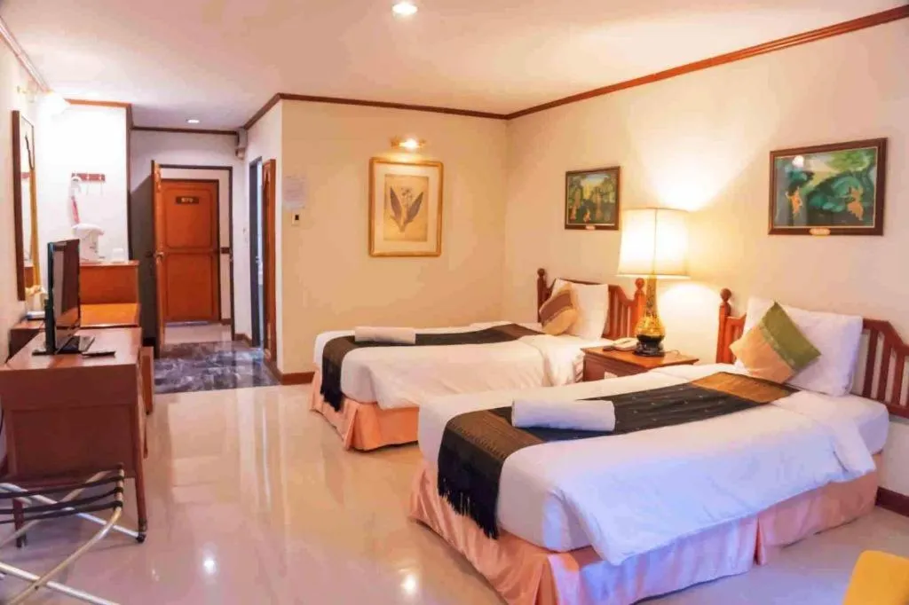 Bed in Sida Resort Hotel Nakhon Nayok