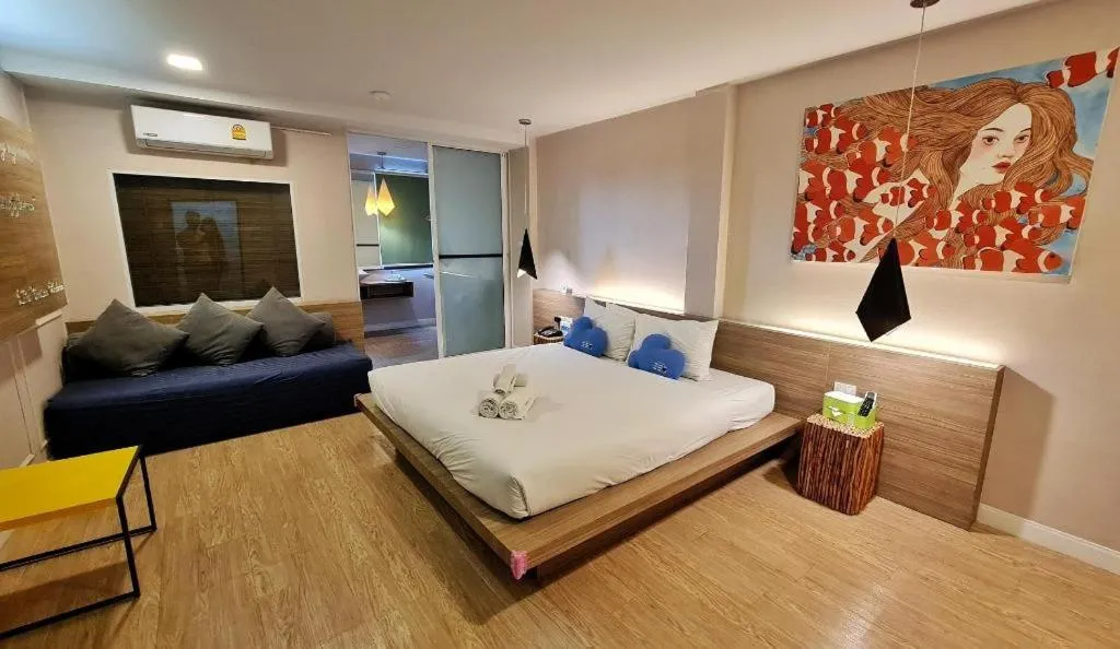 Bed in The Bed Hotel Hatyai